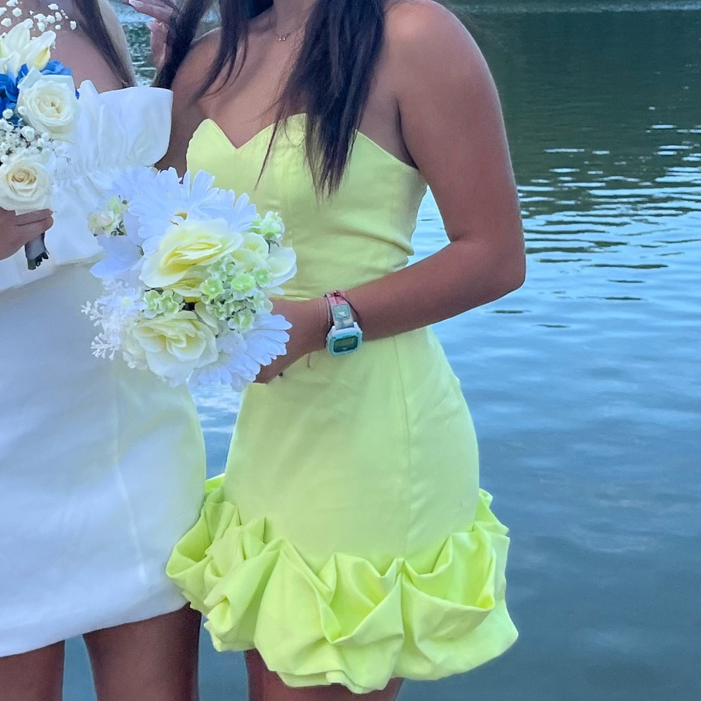 HER empire laurel mini dress